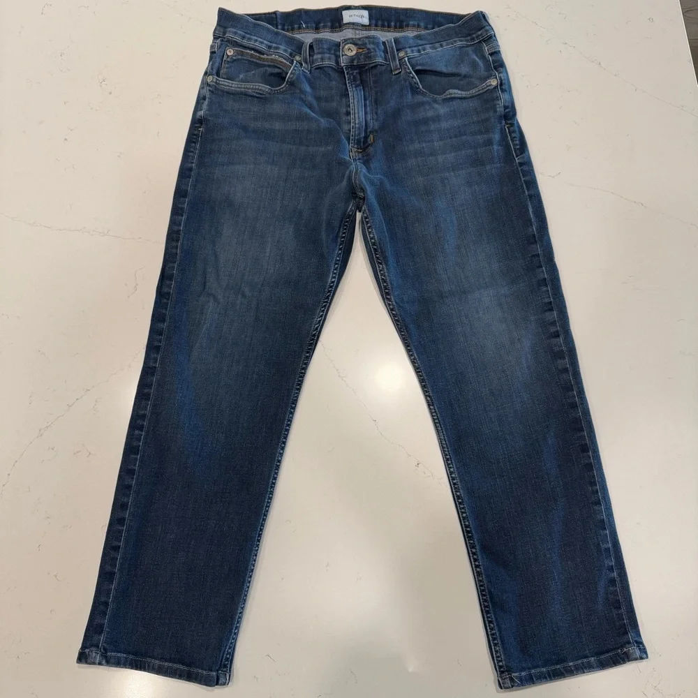 Hudson Men’s Blake Slim Straight Blue Jeans